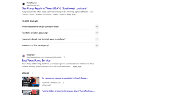 gas pump repair Texas