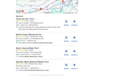 medical malpractice lawyer Knoxville tn