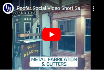 Roofer Social Video Short Sample | bluedress INTERNET MARKETING