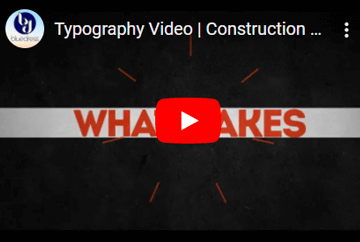 Typography Video | Construction Industry